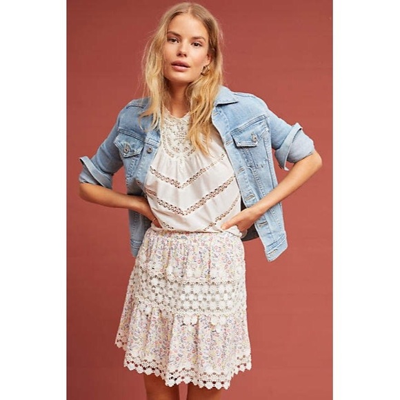 Anthropologie Dresses & Skirts - NWT Anthro Ranna Gill Margo Lace Skirt